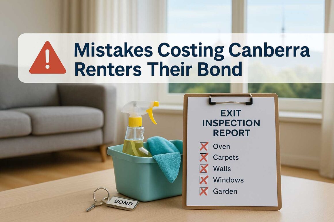 5 Common Mistakes That Cost Canberra Renters Their Bond (And How to Avoid Them)
